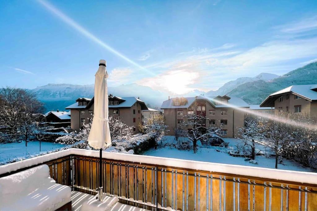 -The Urbanist- Mountainview Parking Garden 3Bd Villa Unterseen Kültér fotó