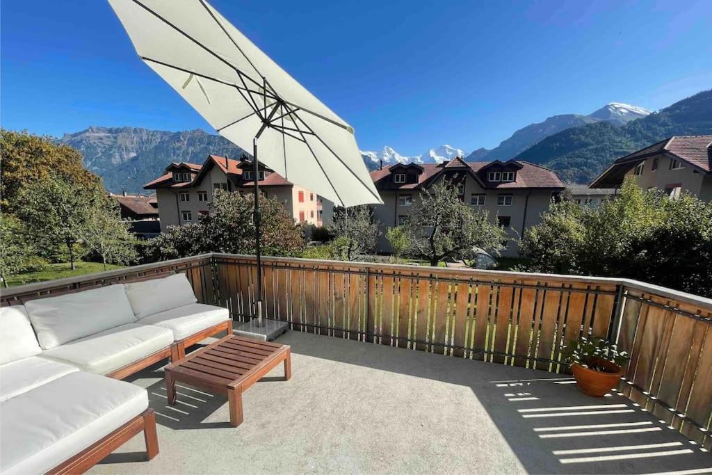-The Urbanist- Mountainview Parking Garden 3Bd Villa Unterseen Kültér fotó